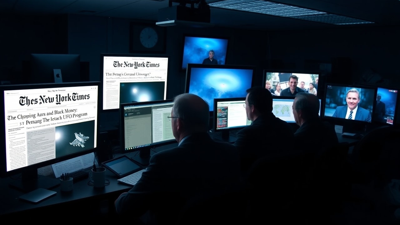 Cinematic archive imagery for AATIP / TTSA — Pentagon Program Disclosure — intelligence record illustration