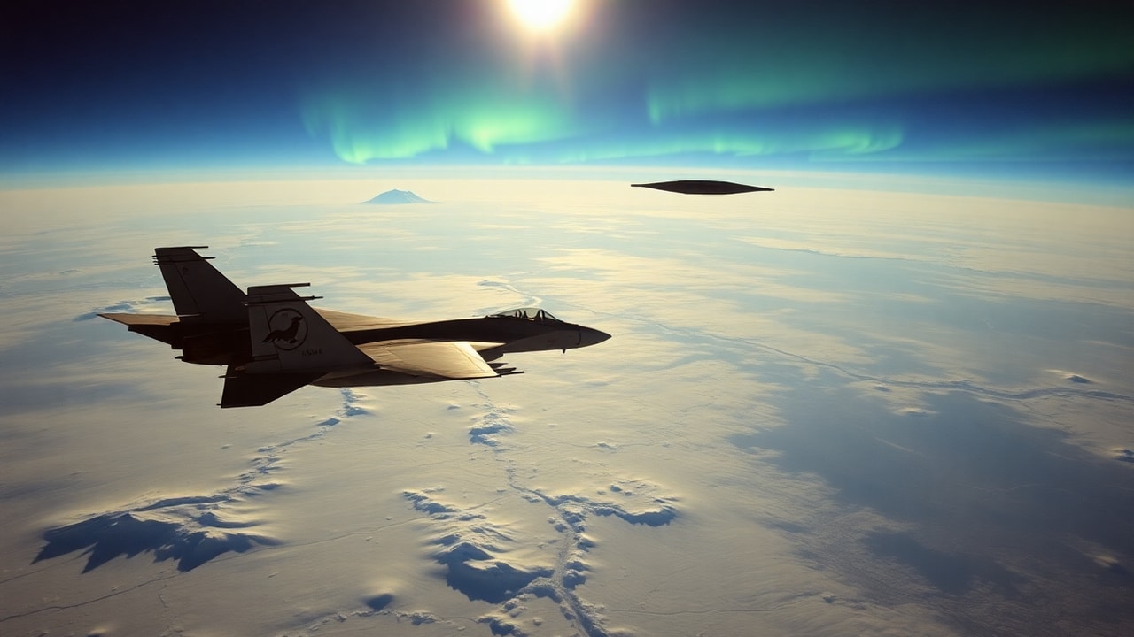 Cinematic archive imagery for Alaska Military Base Wave 1994 — intelligence record illustration