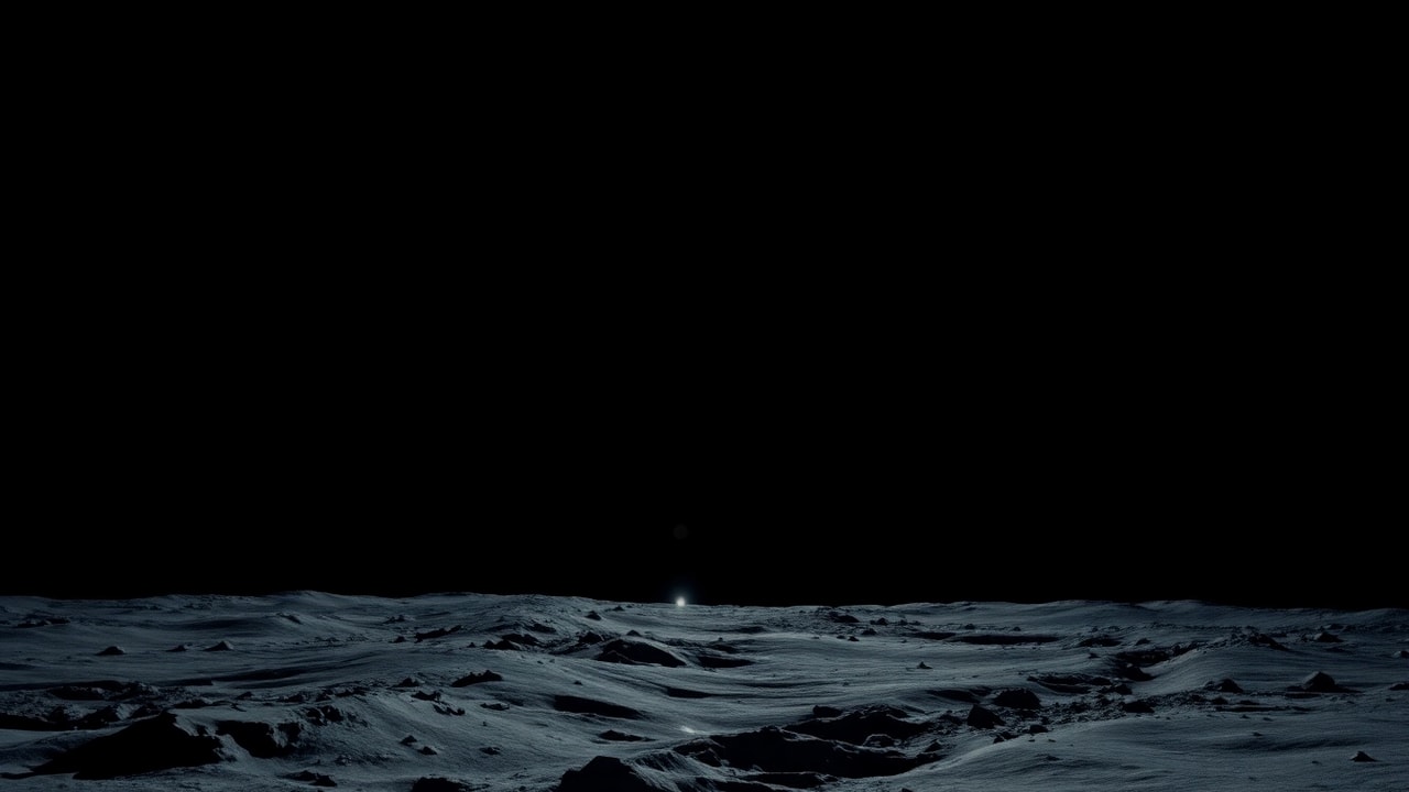 Cinematic archive imagery for Apollo 17 — Triangular Formation & Crater Flash — intelligence record illustration