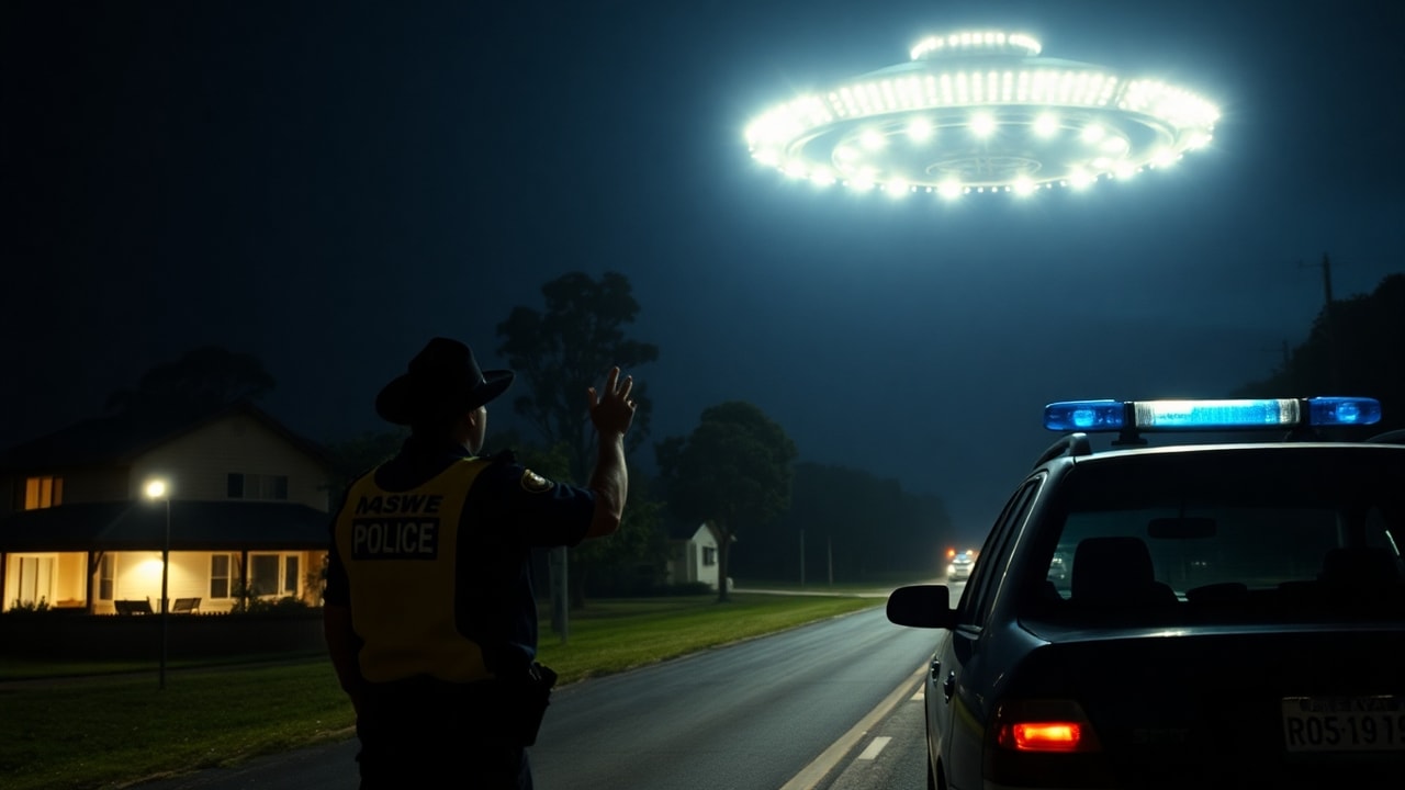 Cinematic archive imagery for Gosford, Australia — New South Wales Police Multiple Reports — intelligence record illustration