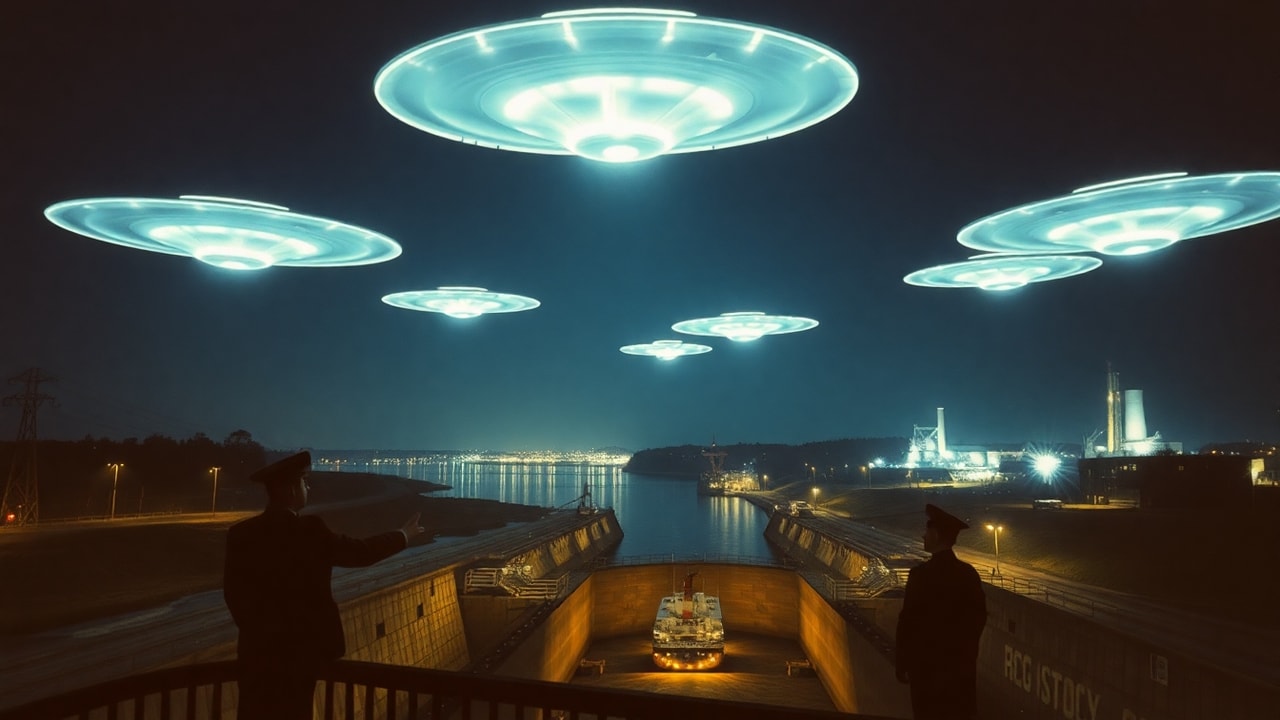 Cinematic archive imagery for St. Catharines Ontario Wave 1966 — intelligence record illustration