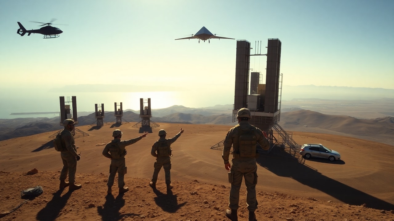 Cinematic archive imagery for Chilean Army Antofagasta Triangle 2010 — intelligence record illustration