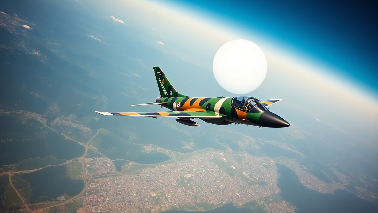 Cinematic archive imagery for Colombia Air Force Orb Over Medellín 2019 — intelligence record illustration
