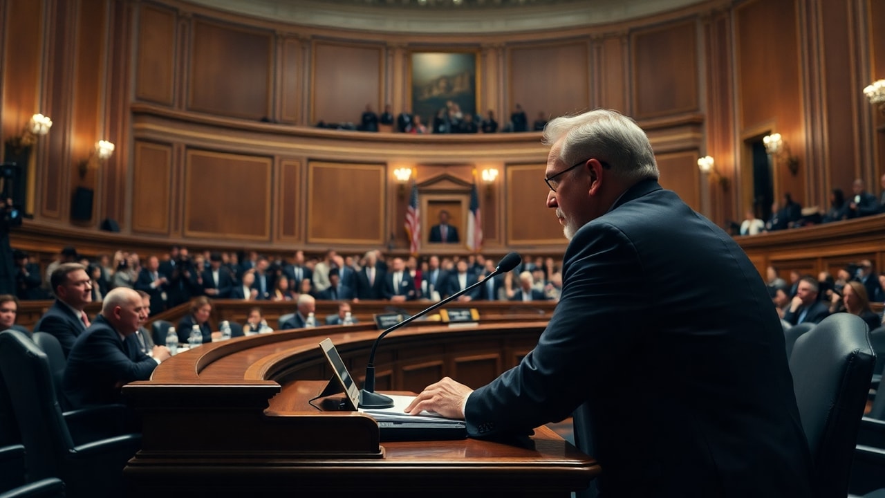 Cinematic archive imagery for Congressional UAP Hearings — Whistleblower Testimony 2023 — intelligence record illustration