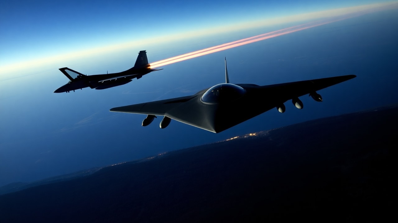 Cinematic archive imagery for Eglin AFB Triangle Overflight 1989 — intelligence record illustration