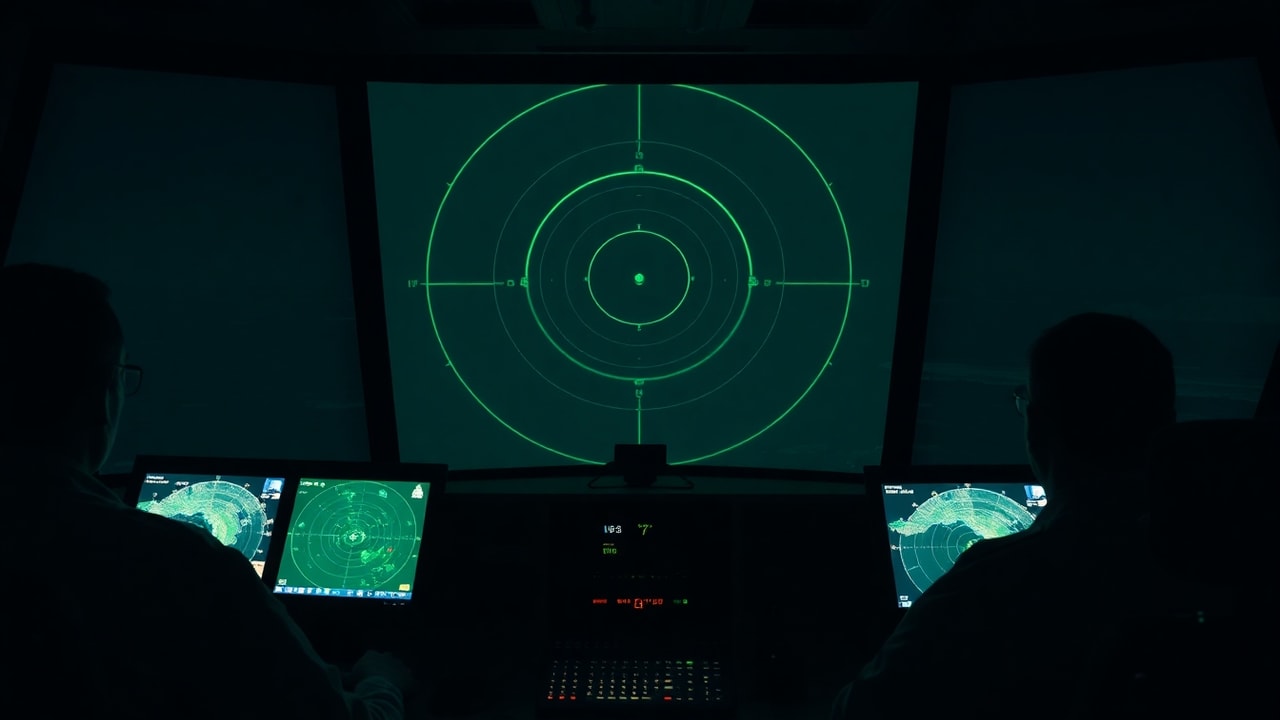 Cinematic archive imagery for Rapid-Turn Object — Greek Airspace — intelligence record illustration