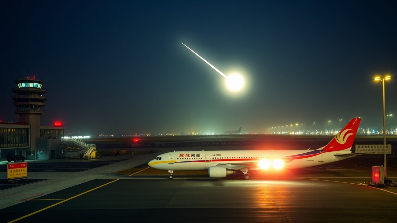 Cinematic archive imagery for Hangzhou Xiaoshan Airport Closure — Chinese Aviation Authority — intelligence record illustration