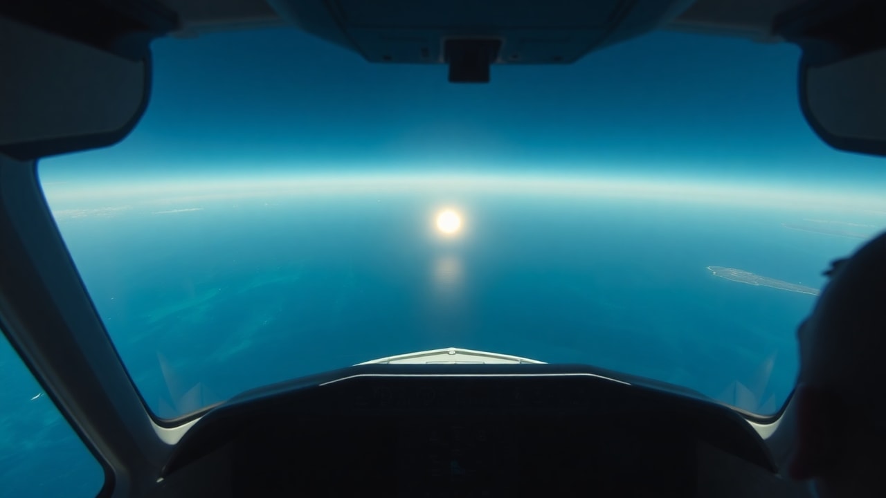 Cinematic archive imagery for Hawaiian Airlines Pilot Reports 2018 — intelligence record illustration