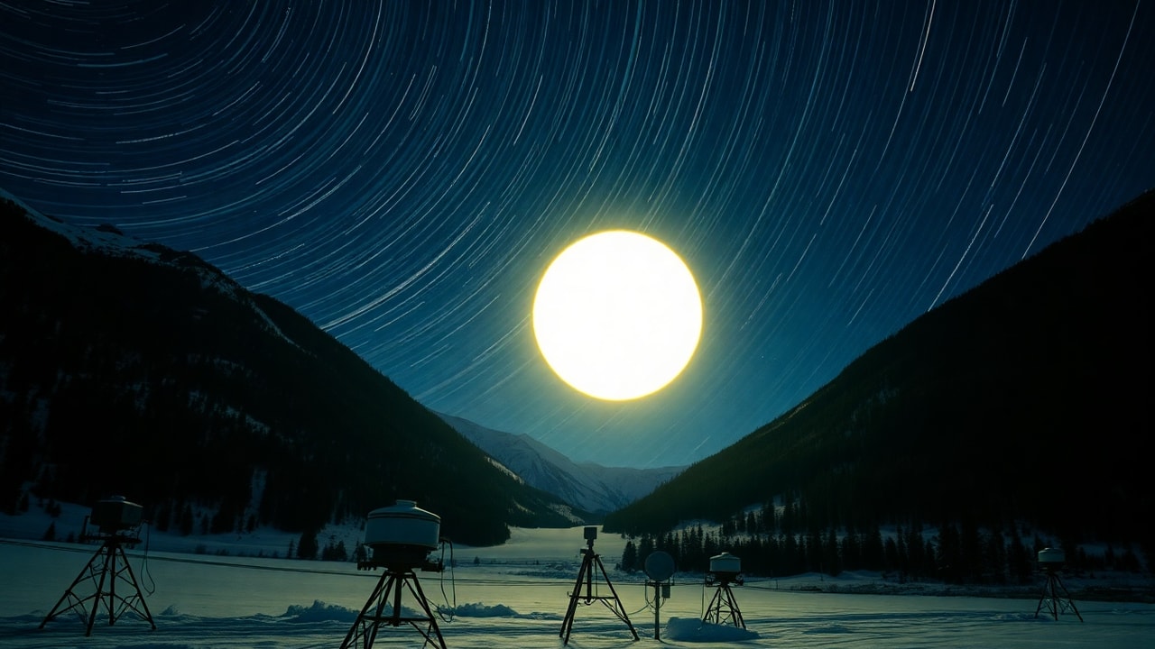 Cinematic archive imagery for Hessdalen Valley Lights — Norwegian Government Scientific Study — intelligence record illustration