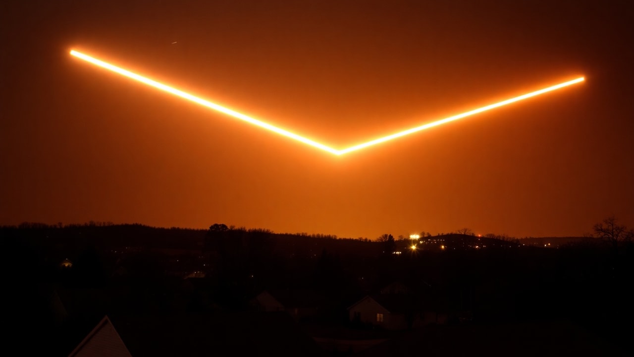 Cinematic archive imagery for Hudson Valley Boomerang Wave — FAA Radar Tracks — intelligence record illustration