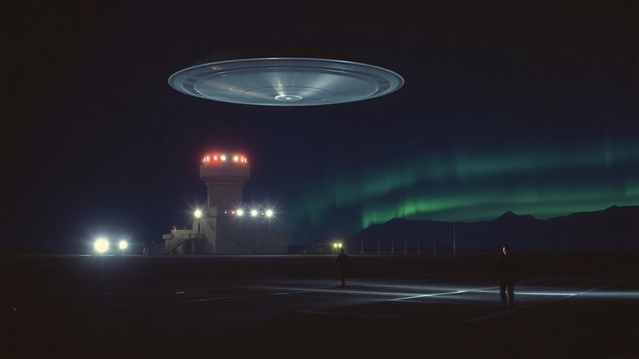 Cinematic archive imagery for Keflavik NATO Base Encounter 1979 — intelligence record illustration