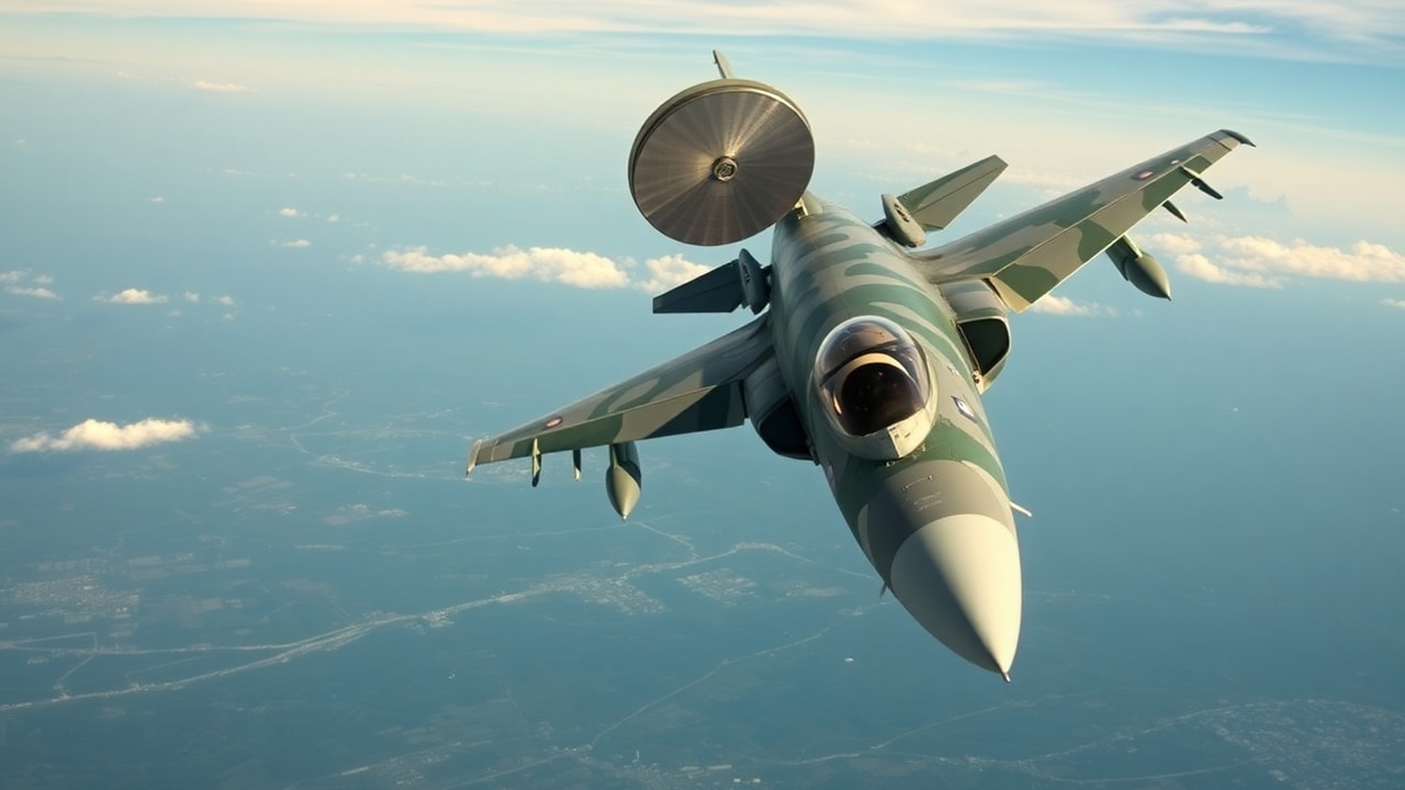 Cinematic archive imagery for Indian Air Force Pune Airbase UAP 2004 — intelligence record illustration