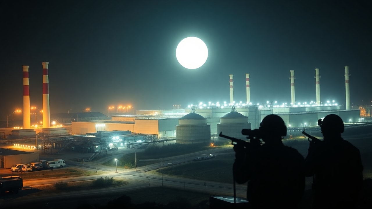 Cinematic archive imagery for Iranian Nuclear Facility UAP — IAEA Observer Reports — intelligence record illustration
