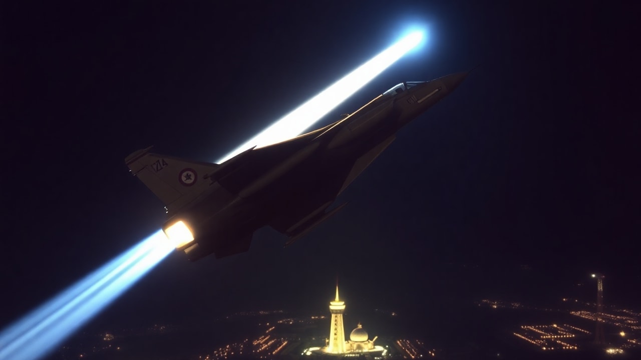 Cinematic archive imagery for Iran Shiraz Imperial Air Force Encounter 1976 — intelligence record illustration