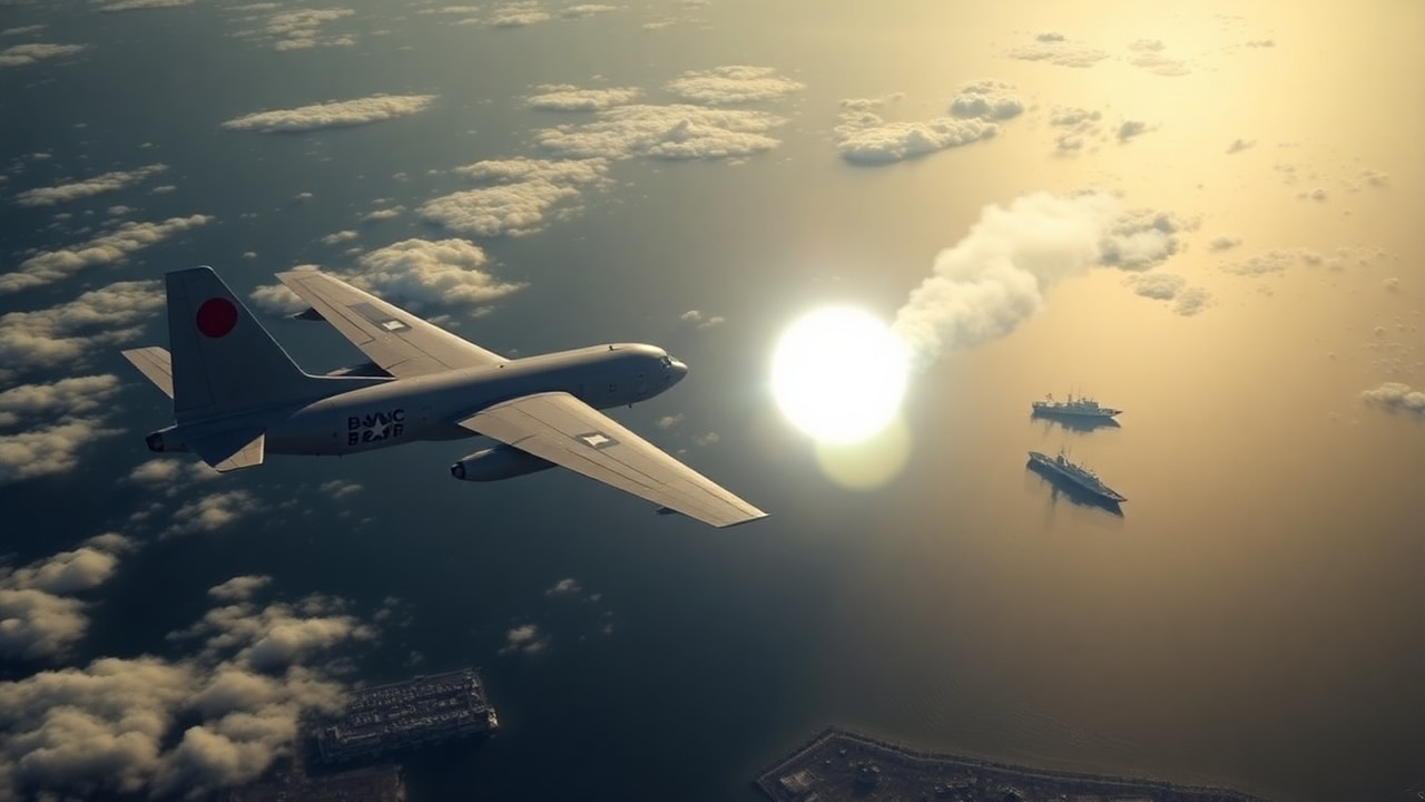 Cinematic archive imagery for Japan JMSDF Sendai UAP Post-Earthquake 2011 — intelligence record illustration