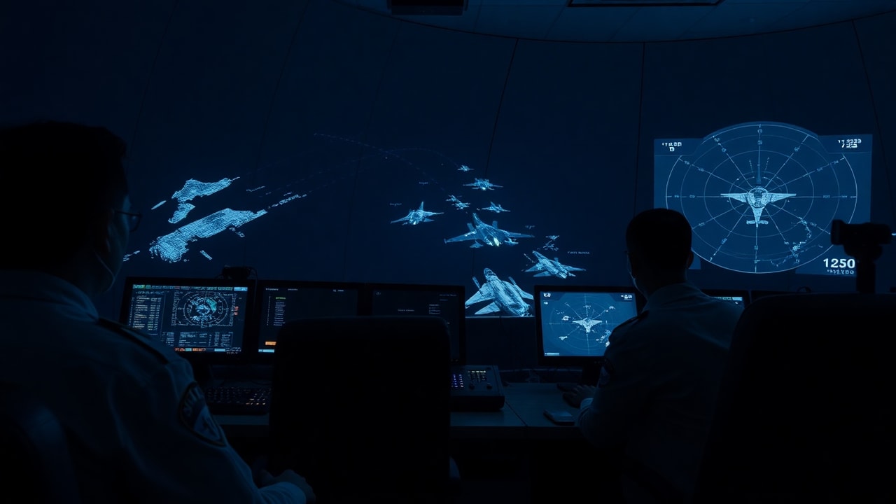 Cinematic archive imagery for Japan JSDF Radar UAP Detections — Parliamentary Disclosure — intelligence record illustration