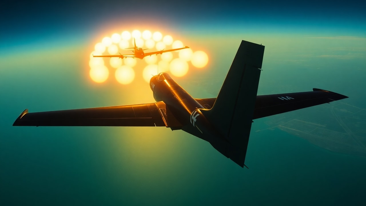 Cinematic archive imagery for Mexican Air Force FLIR Orb Fleet 2004 — intelligence record illustration