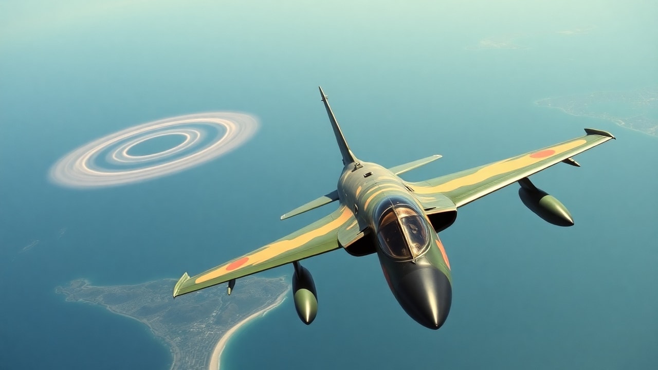 Cinematic archive imagery for Royal Moroccan Air Force Encounter 1980 — intelligence record illustration