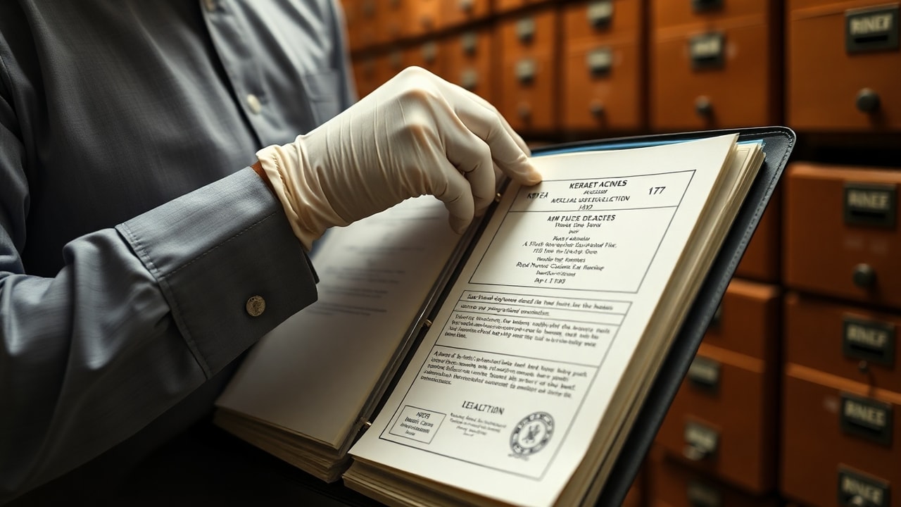 Cinematic archive imagery for New Zealand Defence Force UAP Files — NZDF Declassification — intelligence record illustration