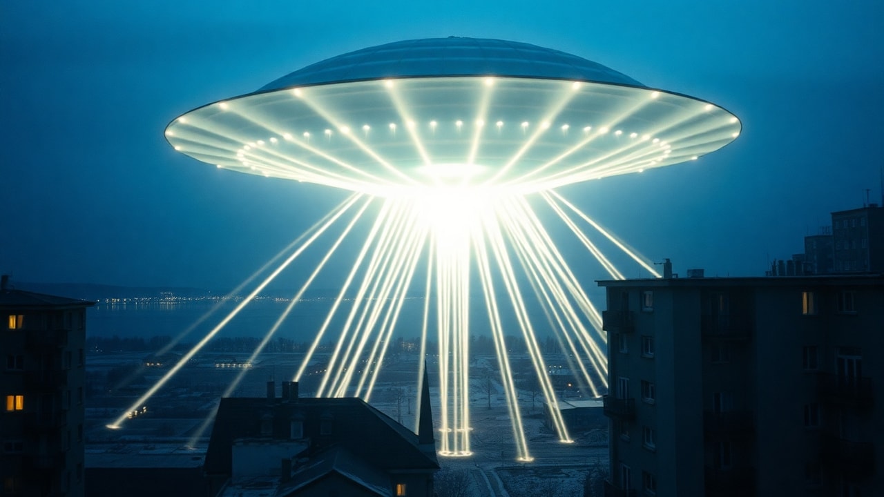 Cinematic archive imagery for Petrozavodsk — Soviet Official Jellyfish UAP — intelligence record illustration