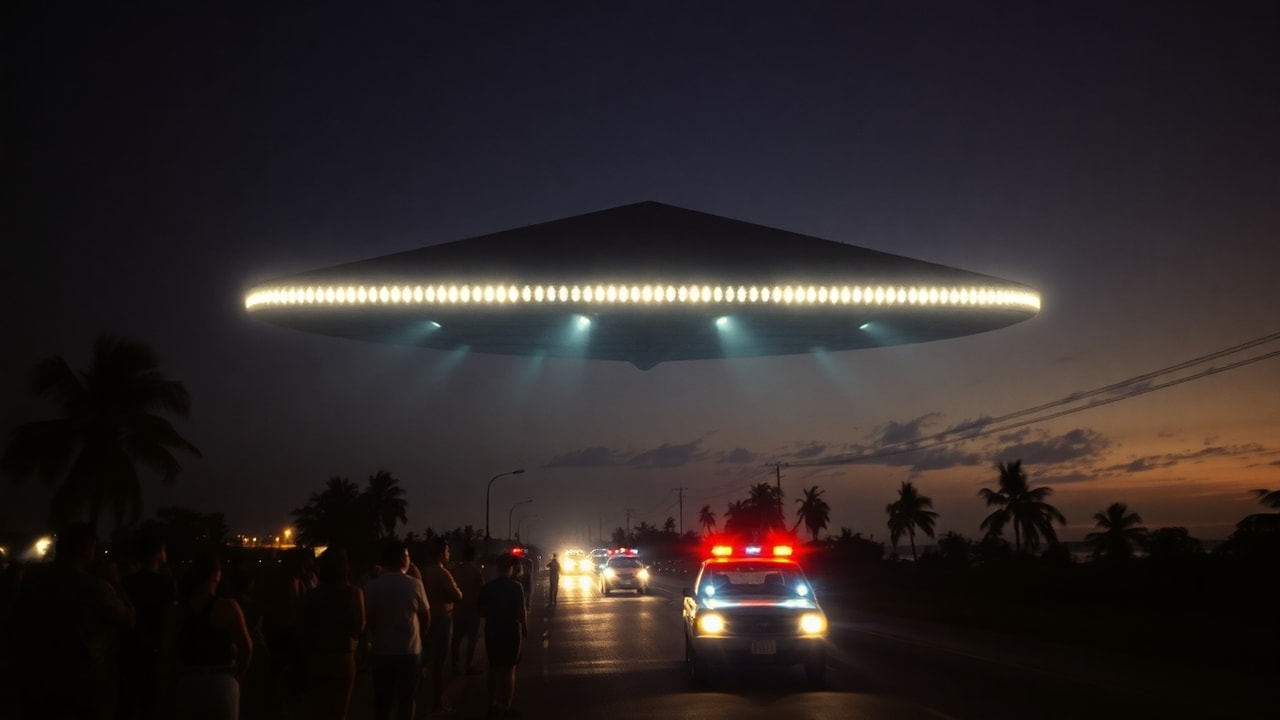 Cinematic archive imagery for Puerto Rico Triangle — FAA Radar and Multiple Agency Witnesses — intelligence record illustration