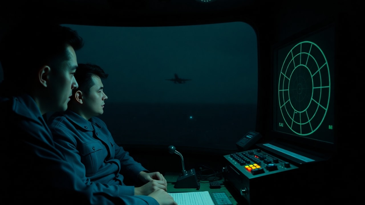 Cinematic archive imagery for RAF Kinross Disappearance 1956 — intelligence record illustration