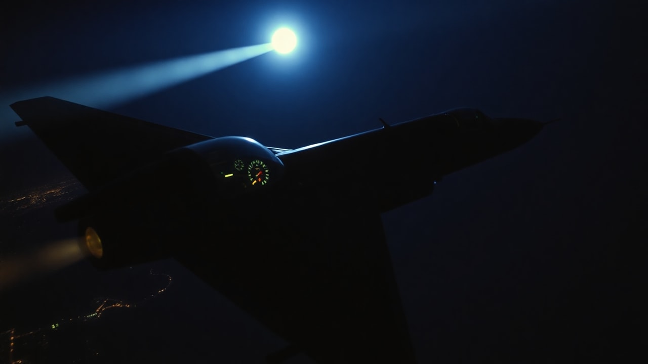 Cinematic archive imagery for Spanish Iberia Airlines Encounter 1979 — intelligence record illustration