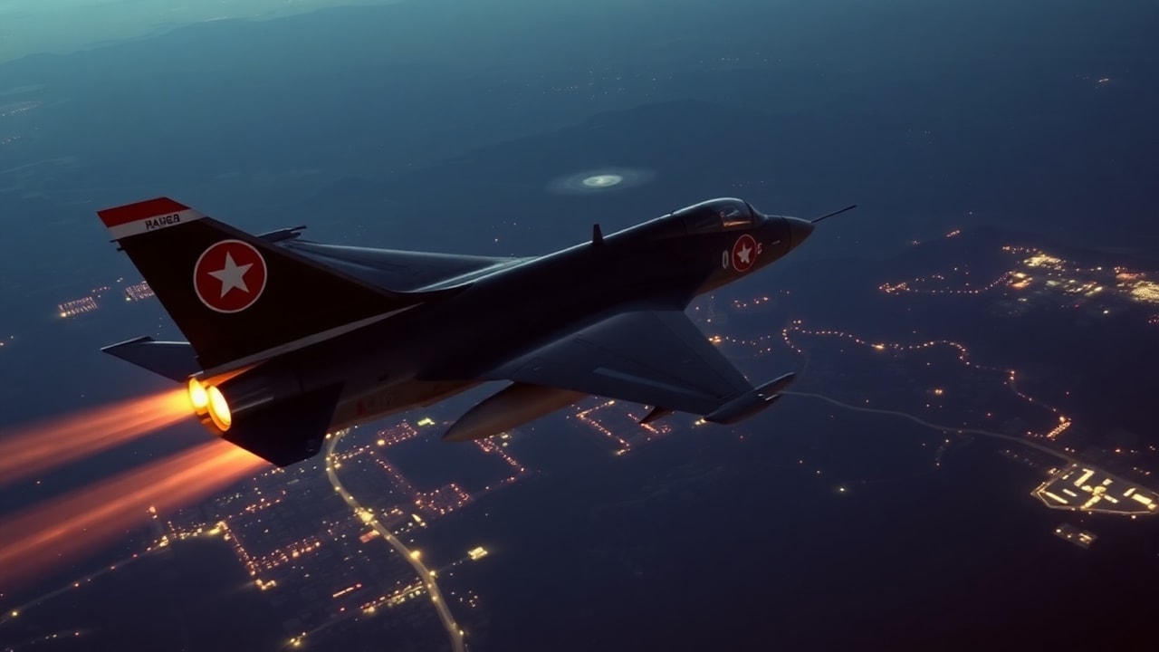 Cinematic archive imagery for Turkish Air Force Intercept 1983 — intelligence record illustration