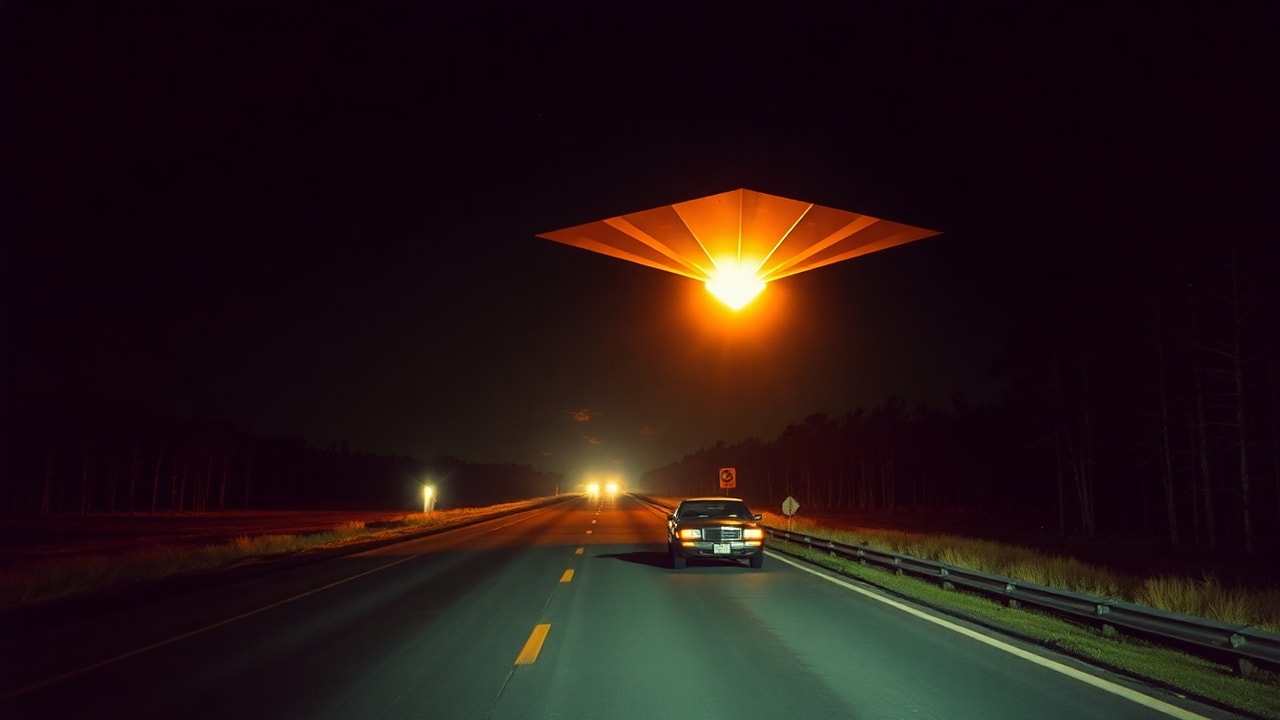 Cinematic archive imagery for Cash-Landrum Incident — Radiation Injuries Texas 1980 — intelligence record illustration