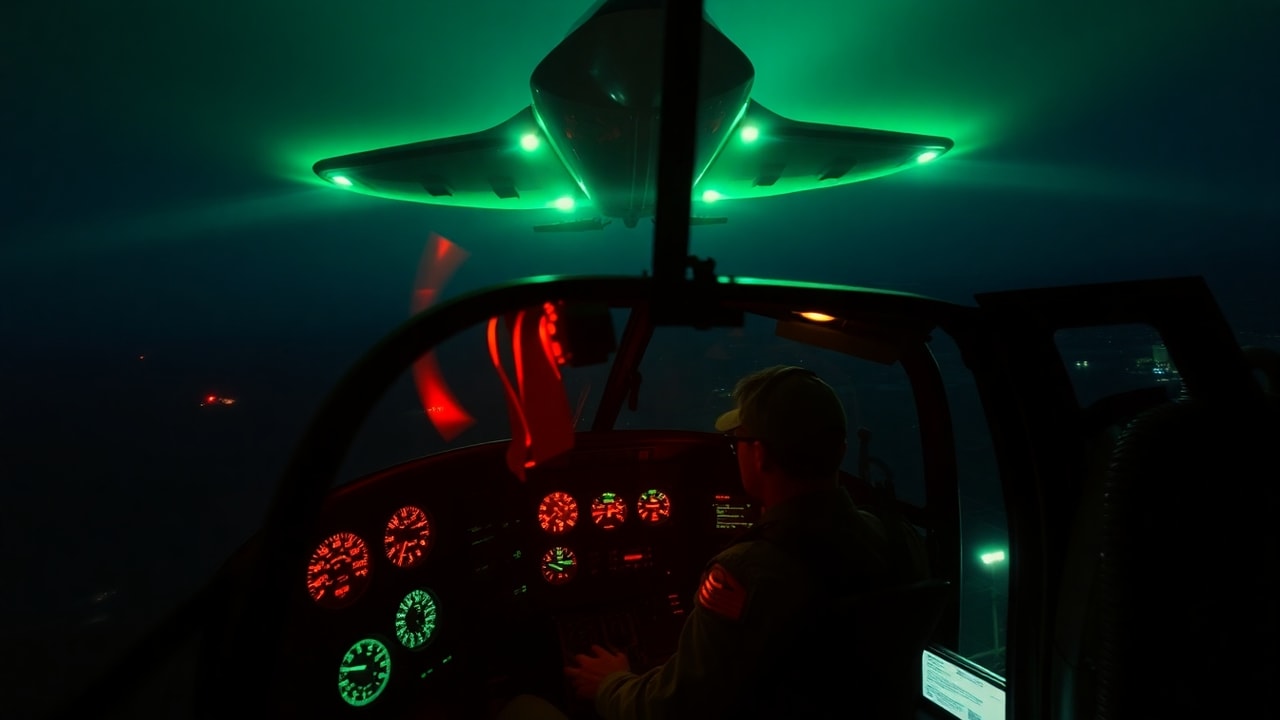 Cinematic archive imagery for Coyne Helicopter Incident — Army Reserve Near-Collision 1973 — intelligence record illustration