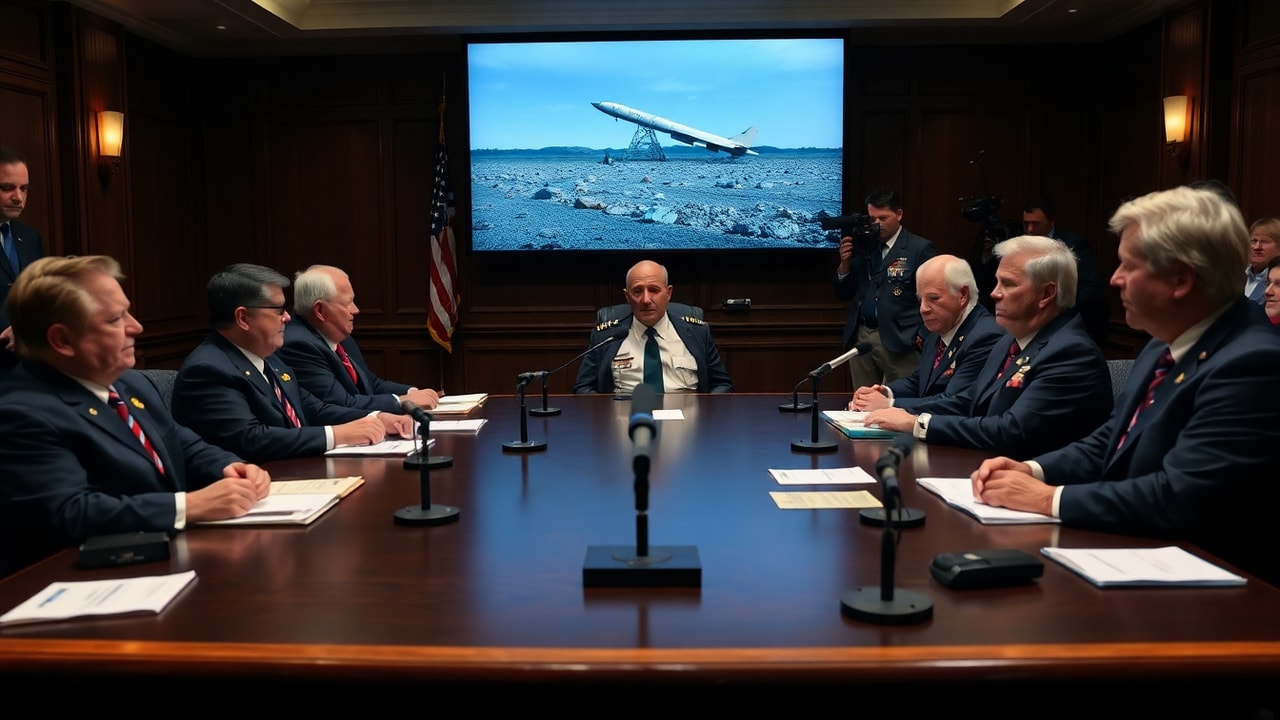 Cinematic archive imagery for Malmstrom AFB Witnesses Press Conference 2010 — intelligence record illustration