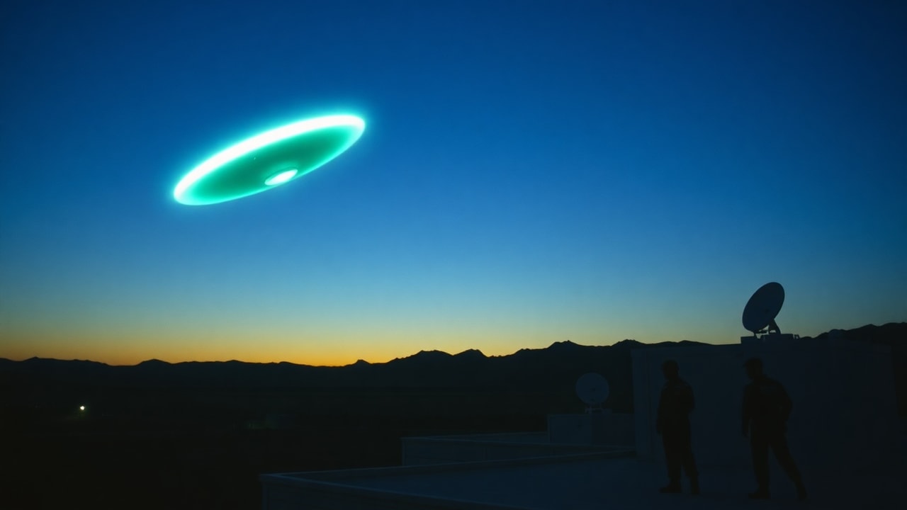 Cinematic archive imagery for Dugway Proving Ground UAP Activity 1988 — intelligence record illustration