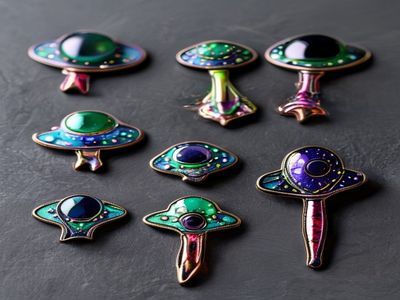 UFO Enamel Pins & Patches